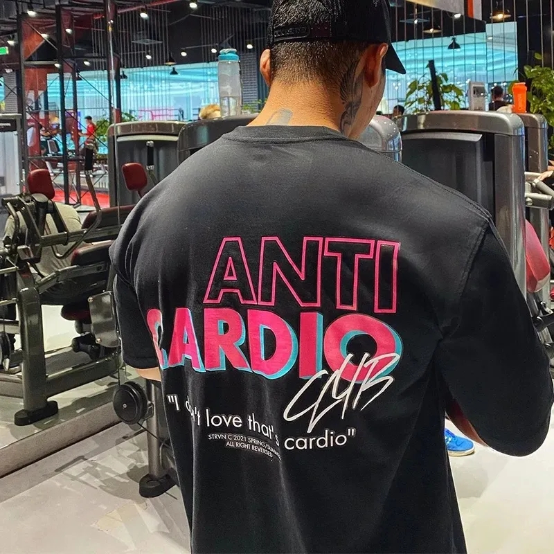 Crossfit Mayhem - ANTI CARDIO Casual Oversized short sleeves