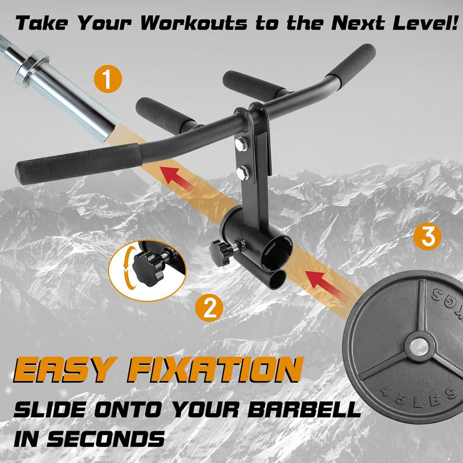 T Bar Row Attachment Bolt Lock - огляд і ціна Landmine Barbell Attachment