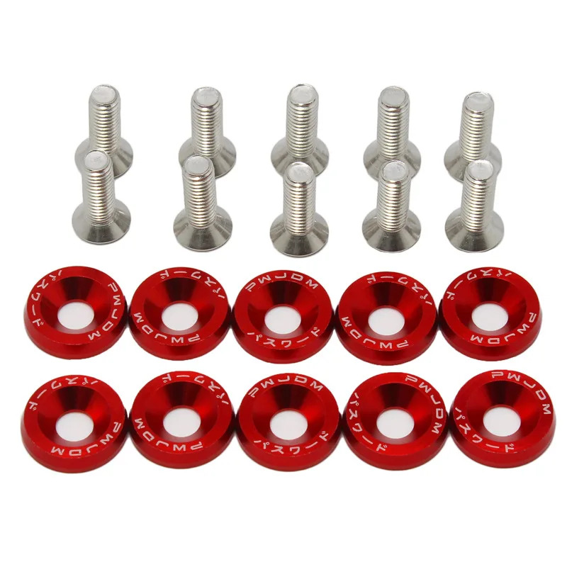 10 PCS M6 Car Fasteners Fender - огляд і ціна Bumper Plate 10Kg