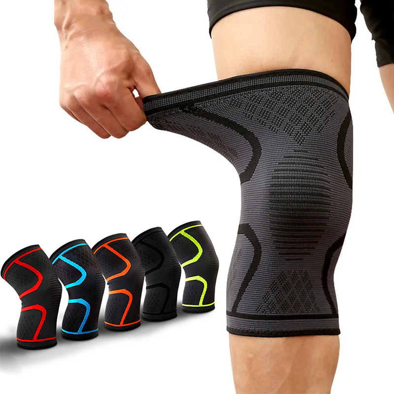 1PC Men Fitness Running Cyclin - огляд і ціна Knee Sleeve Pair
